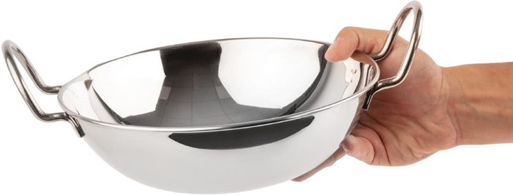  Olympia Flat Bottomed Large Balti Serving Dish 
