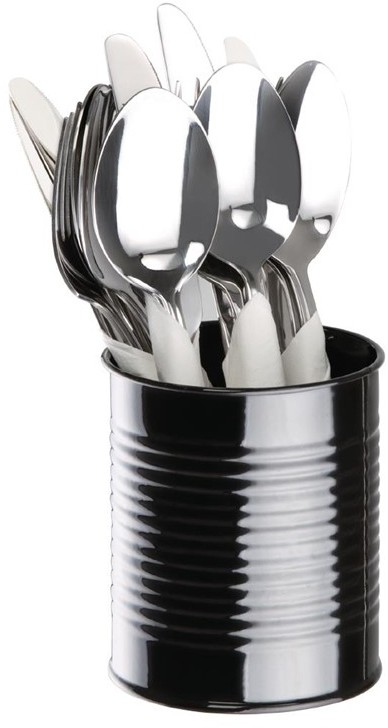  Olympia Galvanised Steel Chip Cup Black 