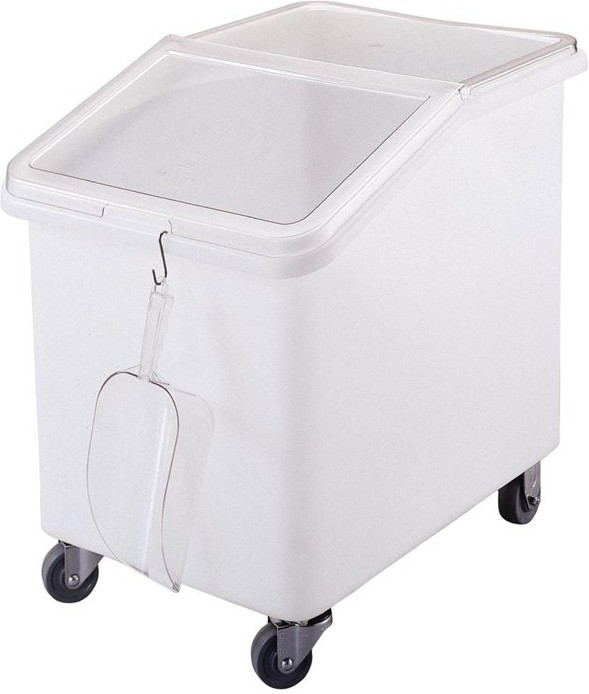  Cambro Mobile Ingredient Bin White 140Ltr 