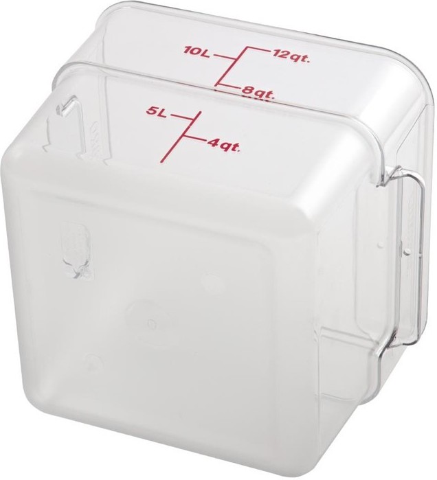  Cambro Square Polycarbonate Food Storage Container 11.4 Ltr 
