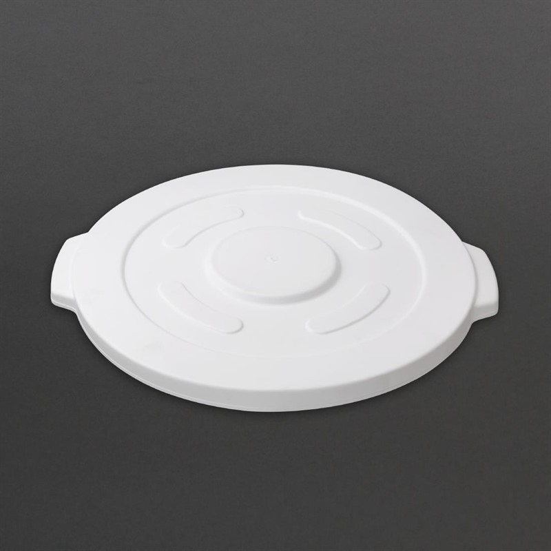  Vogue Polypropylene Round Container Bin Lid Large 