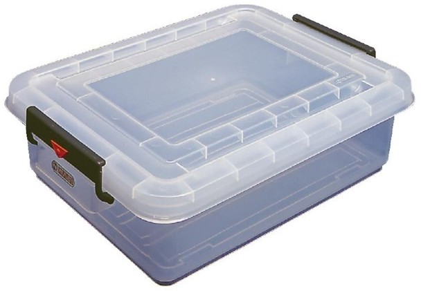  Araven Polypropylene Food Storage Container with Colour Clips 40Ltr 