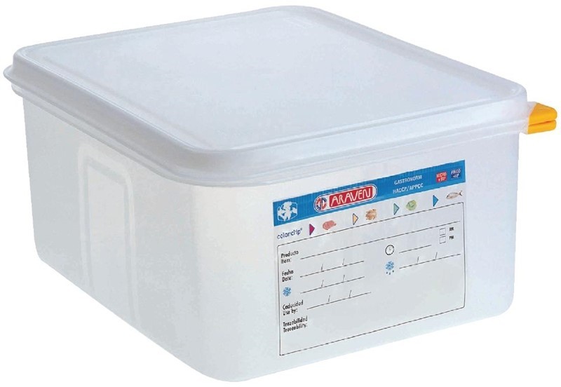  Araven Polypropylene 1/2 Gastronorm Food Container 10Ltr (Pack of 4) 