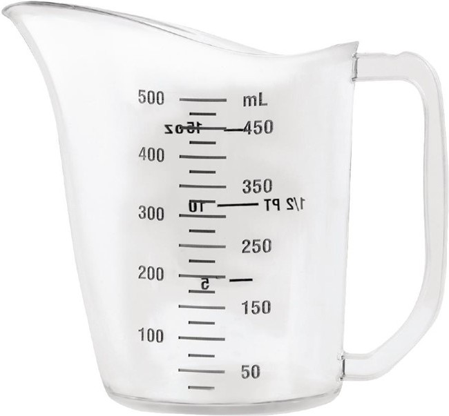  Vogue Polycarbonate Measuring Jug 500ml 