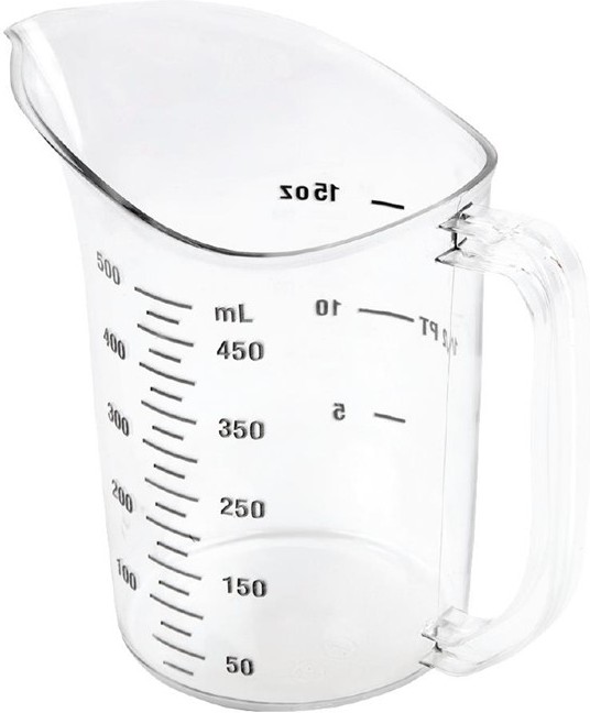  Vogue Polycarbonate Measuring Jug 500ml 