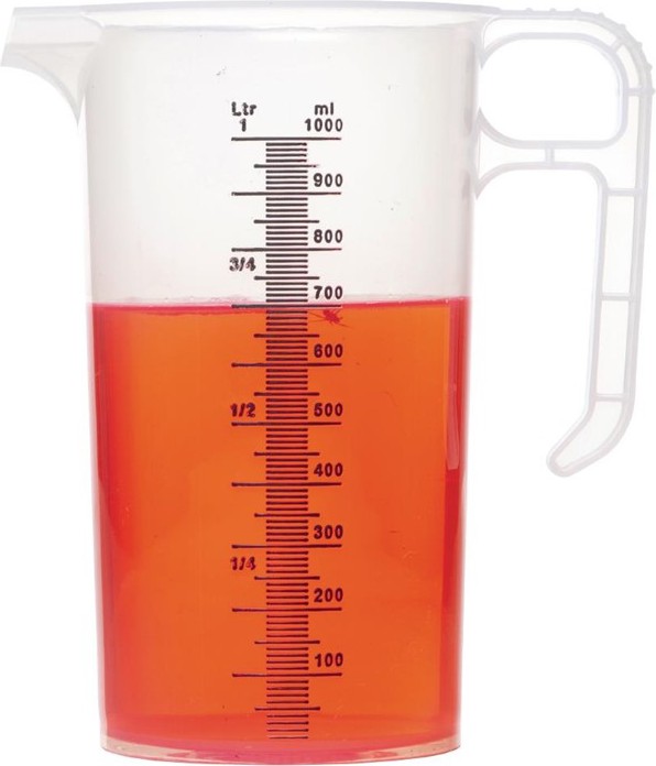  Gastronoble Pro-Measures Polypropylene Measuring Jug 1Ltr 