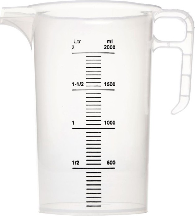  Gastronoble Pro-Measures Polypropylene Measuring Jug 2Ltr 