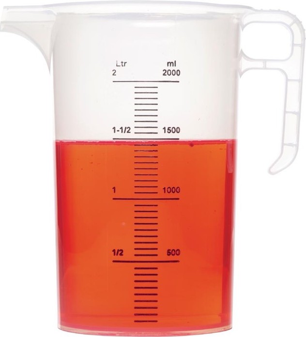  Gastronoble Pro-Measures Polypropylene Measuring Jug 2Ltr 