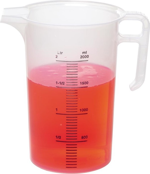  Gastronoble Pro-Measures Polypropylene Measuring Jug 2Ltr 