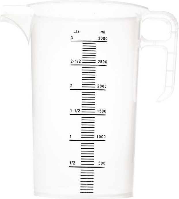  Gastronoble Pro-Measures Polypropylene Measuring Jug 3Ltr 