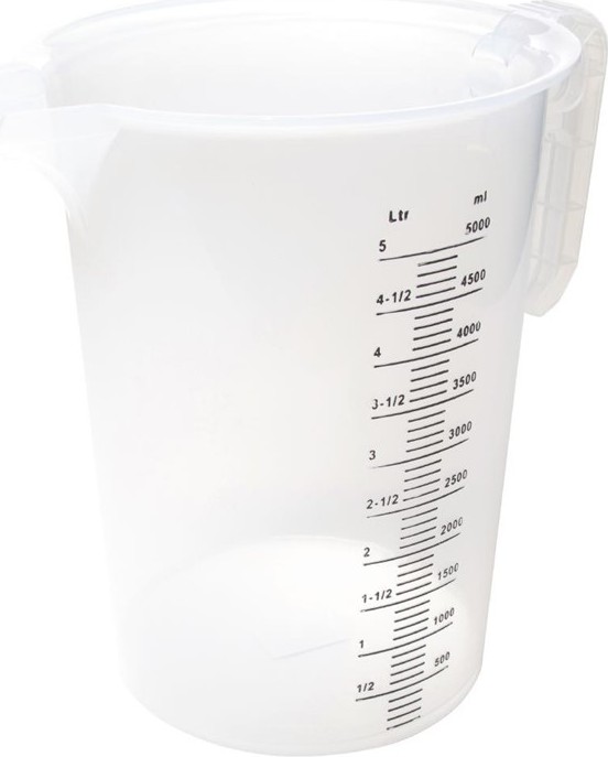  Gastronoble Pro-Measures Polypropylene Measuring Jug 5Ltr 