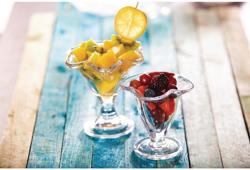  Olympia Traditional Large Dessert Glasses 185ml (Pack of 6) 