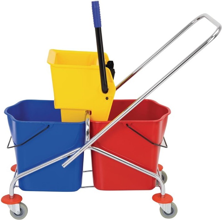  Jantex Dual Bucket Mop Wringer with Frame 
