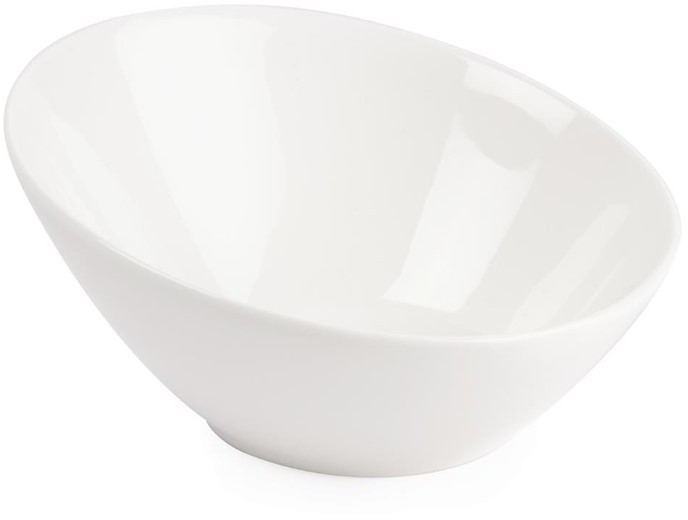  Lumina Fine China Oval Sloping Bowls 148mm (Pack of 6) 