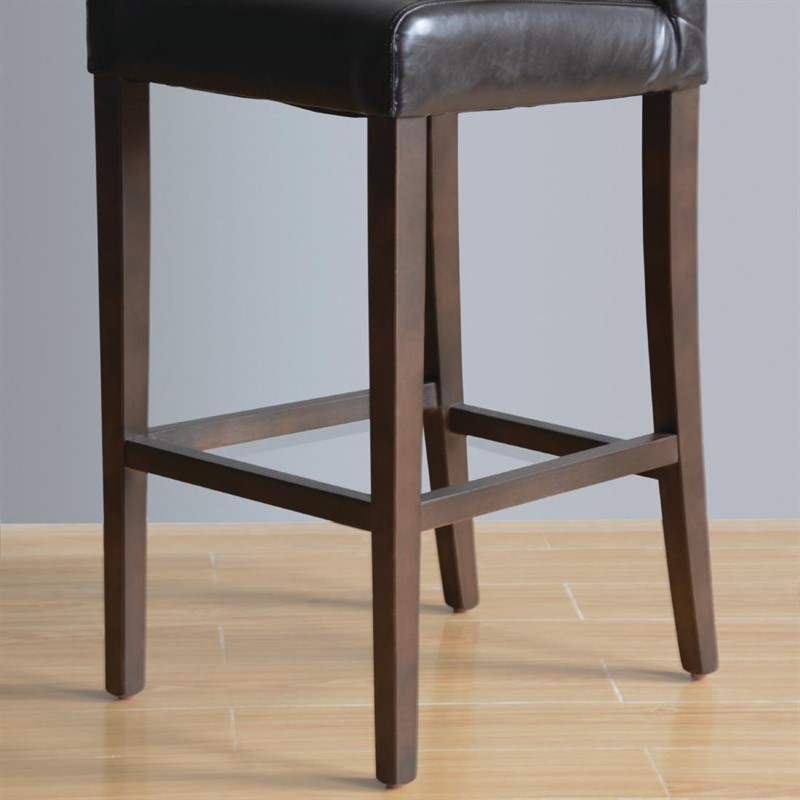  Bolero Faux Leather High Bar Stool Brown (Single) 