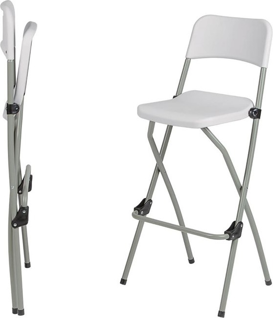  Bolero Folding High Stools (Pack of 2) 