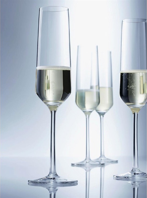  Schott Zwiesel Pure Crystal Champagne Flutes 215ml (Pack of 6) 