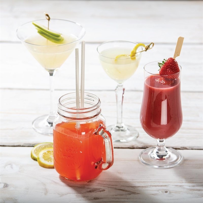  Olympia Crystal Hurricane Glasses 340ml (Pack of 6) 