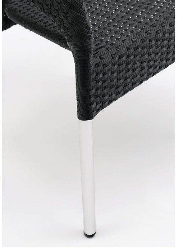  Bolero CG223 - Wicker Wraparound Bistro Chair (Pack 4) 