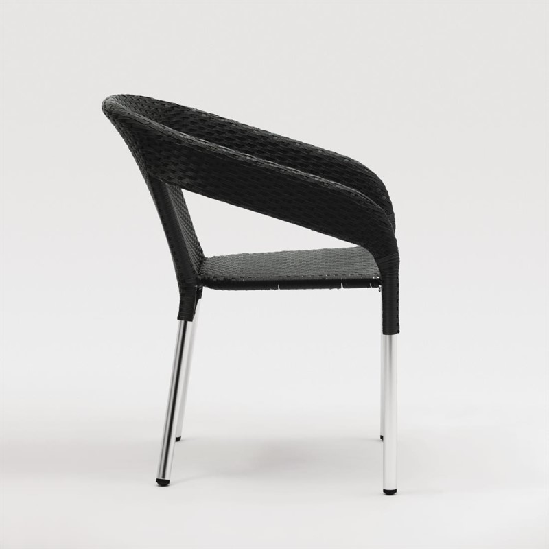  Bolero CG223 - Wicker Wraparound Bistro Chair (Pack 4) 