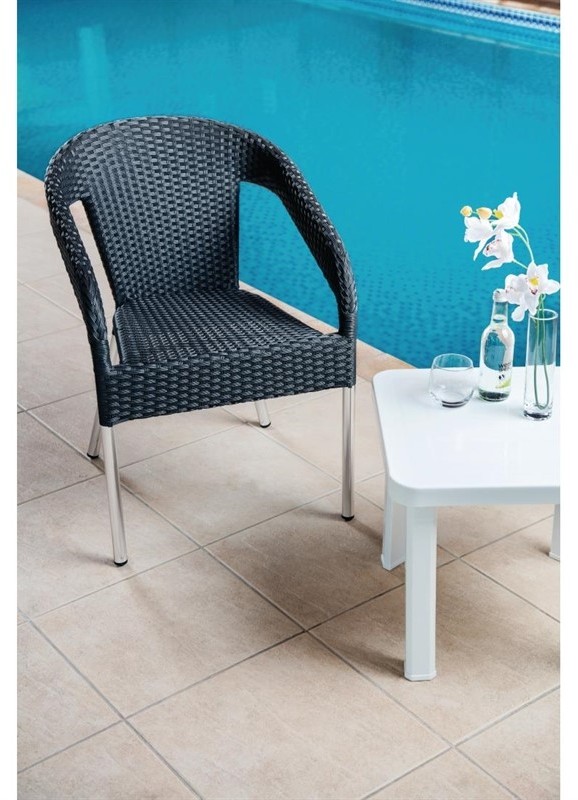 Bolero CG223 - Wicker Wraparound Bistro Chair (Pack 4) 