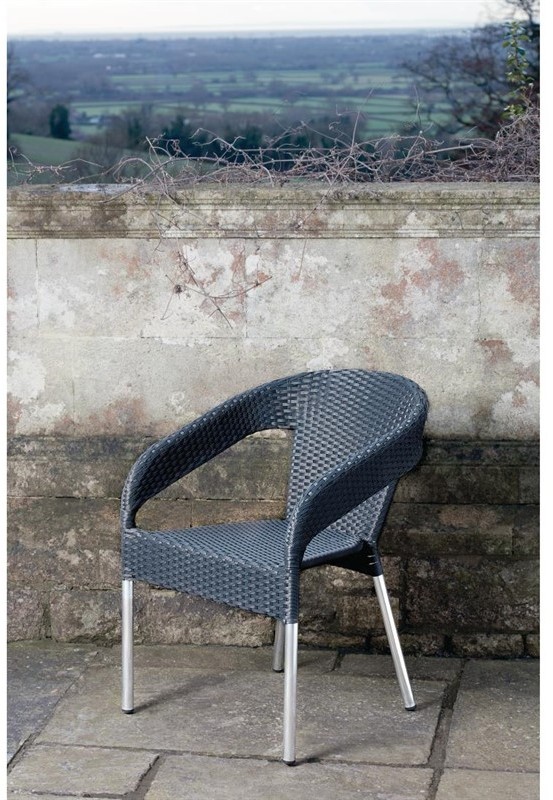  Bolero CG223 - Wicker Wraparound Bistro Chair (Pack 4) 