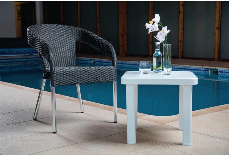  Bolero CG223 - Wicker Wraparound Bistro Chair (Pack 4) 
