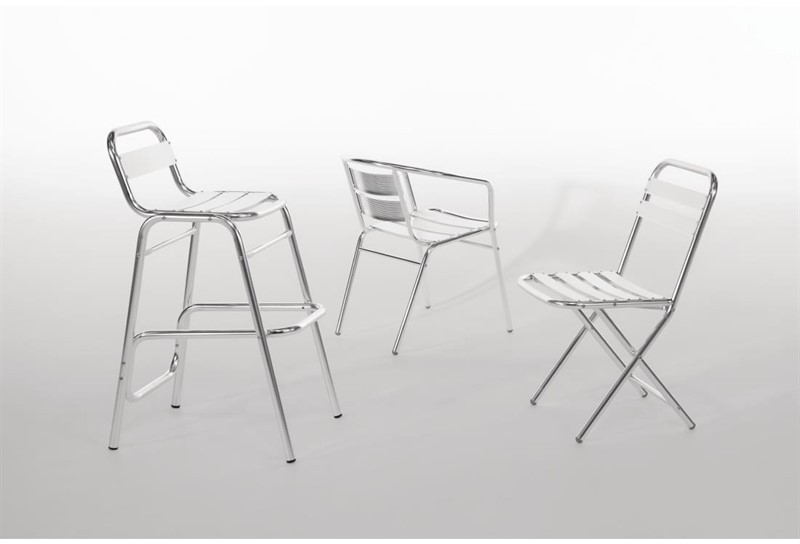  Bolero U419 - Armchair Alu. - 530x580x735mm (Pack 4) 