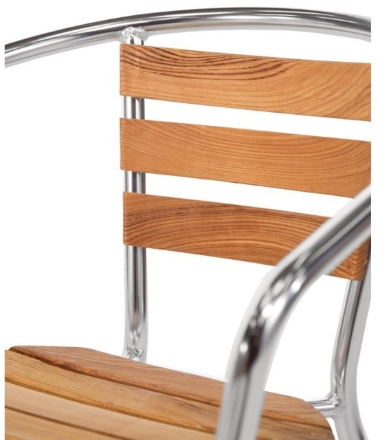  Bolero U421 - Armchair Alu. & Ash - 570Wx560Dx760mmH (Pack 4) 