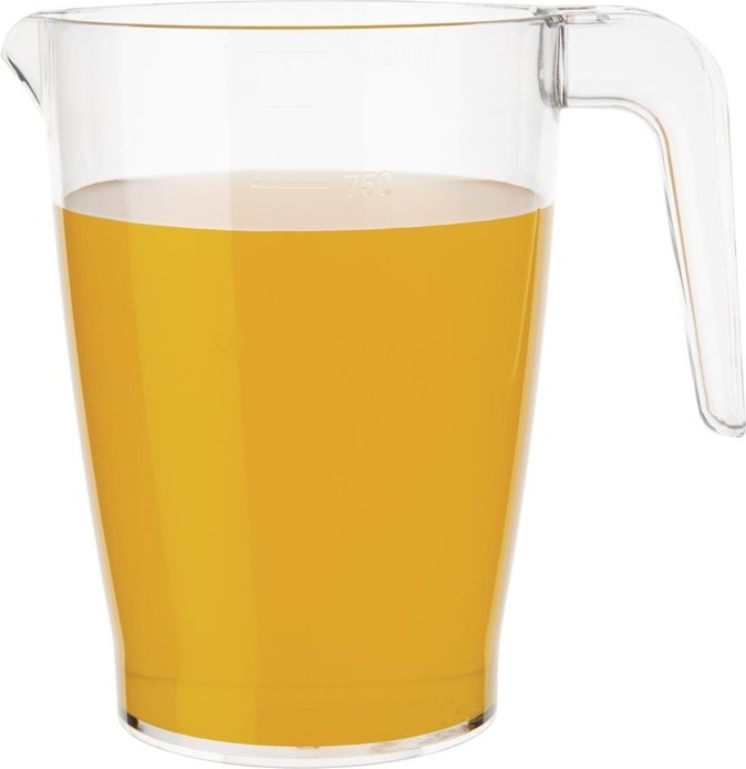  Olympia Kristallon Polycarbonate Stacking Jug 1ltr 