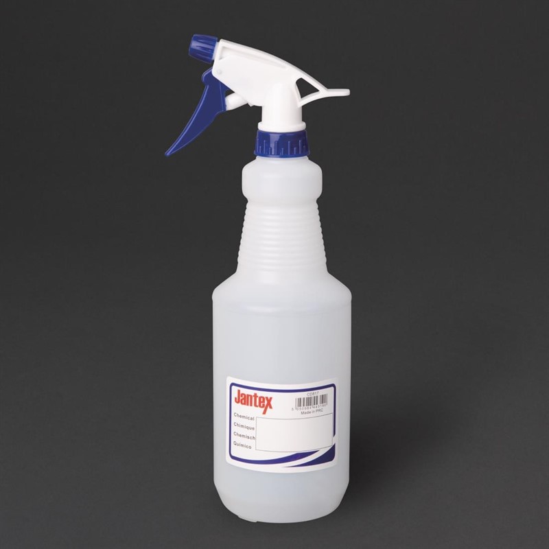  Jantex Colour-Coded Trigger Spray Bottle Blue 750ml 