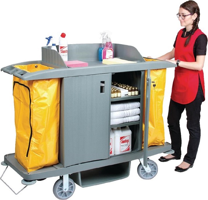  Jantex Housekeeping Trolley With Doors 