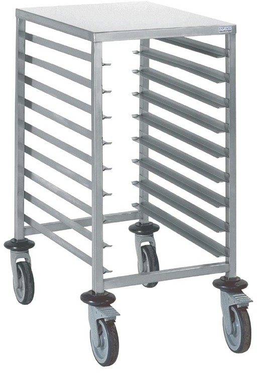  Tournus Euronorm racking trolley 600x400mm 9 levels 