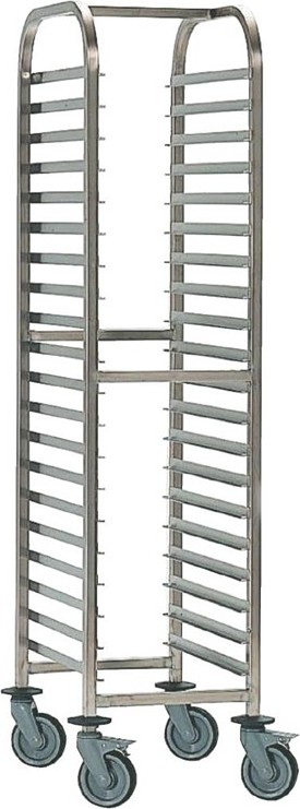  Matfer Bourgeat Full Gastronorm Racking Trolley 20 Shelf 