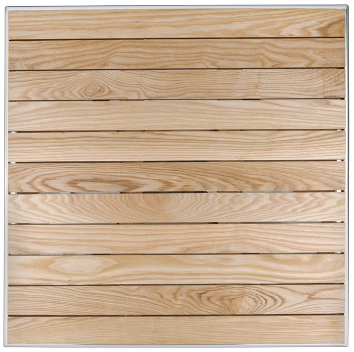  Bolero Square Ash Top Bistro Table 700mm (Single) 