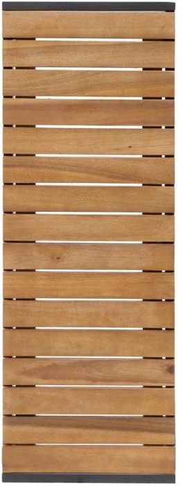  Bolero Rectangular Steel and Acacia Benches 1000mm (Pack of 2) 