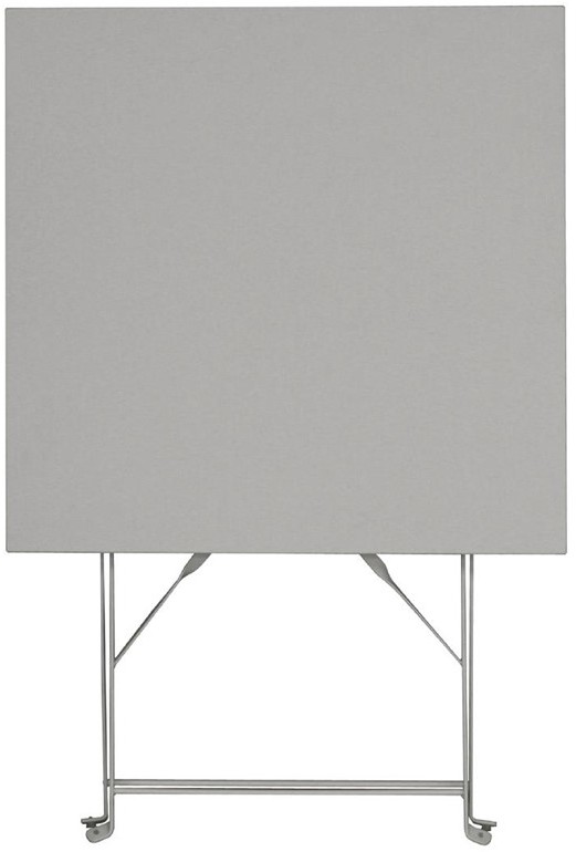 Bolero Grey Square Pavement Style Steel Table 