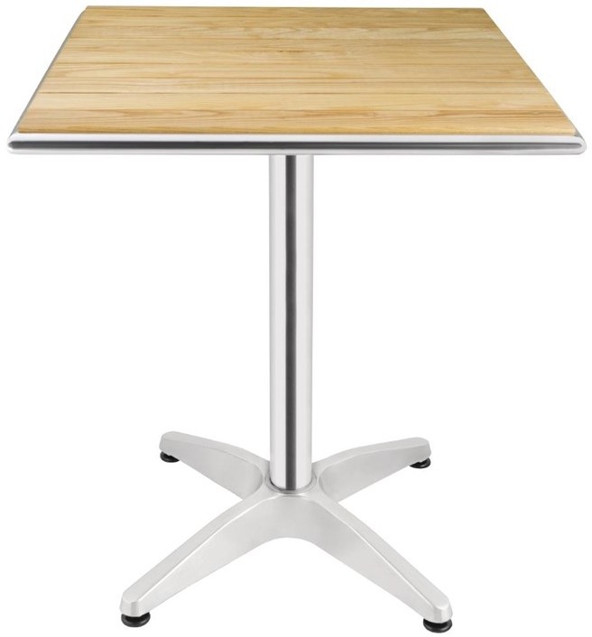  Bolero Ash Top Table Square 600mm (Single) 