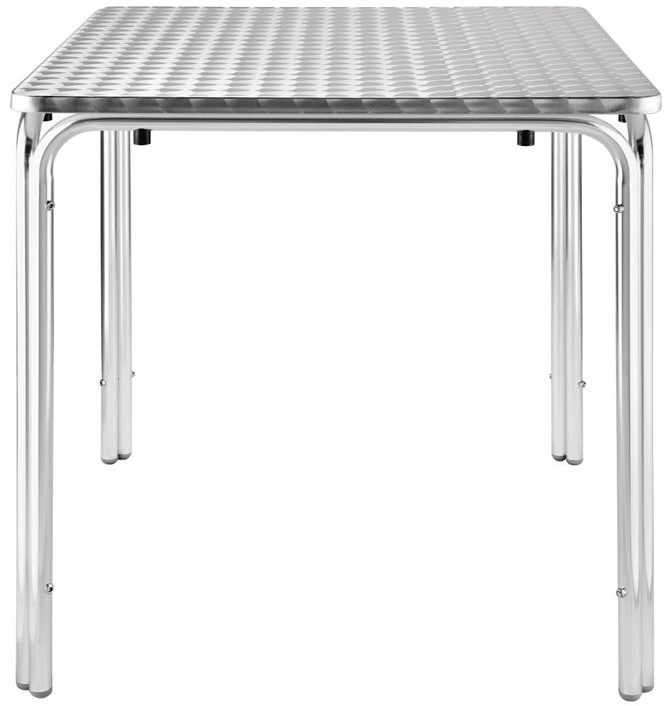  Bolero Square Stacking Table Stainless Steel 700mm 