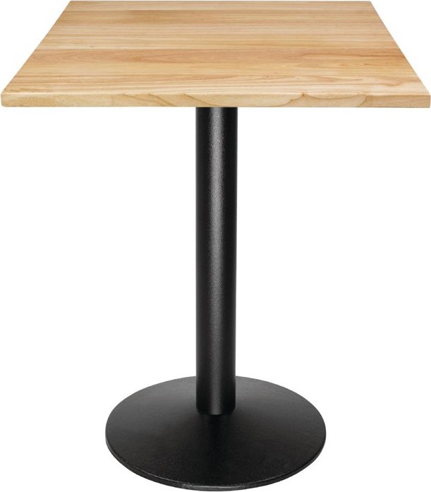  Bolero Pre-drilled Square Table Top Natural 700mm 