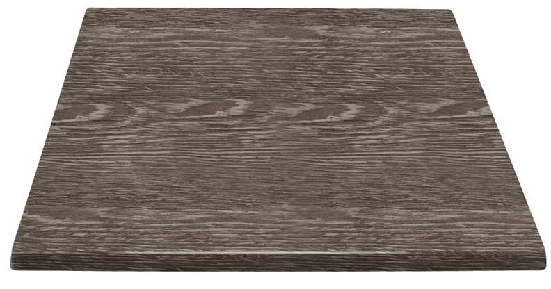  Bolero Pre-drilled Square Table Top Wenge Grain 700mm 