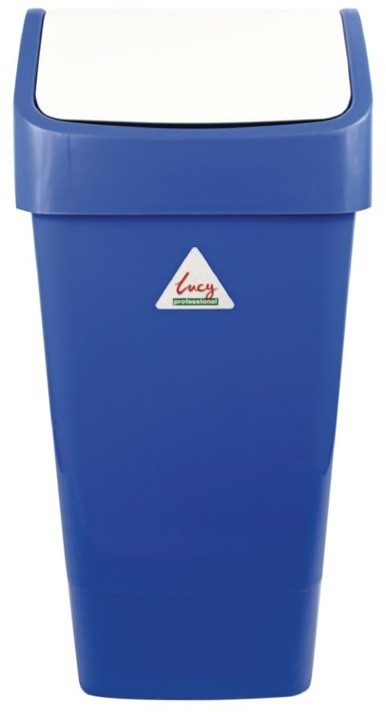  SYR Polypropylene Swing Bin Blue 50Ltr 