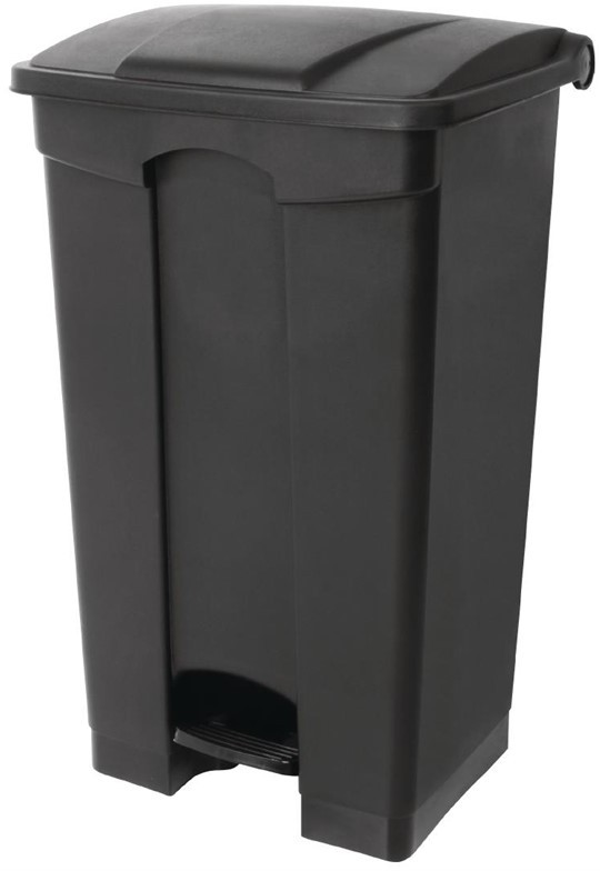  Jantex Kitchen Pedal Bin Black 65Ltr 