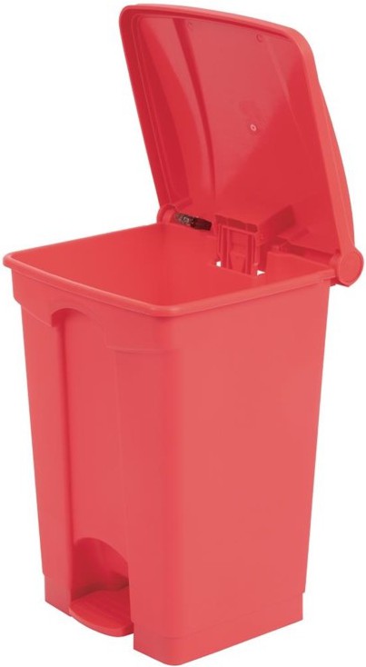  Jantex Kitchen Pedal Bin Red 45Ltr 