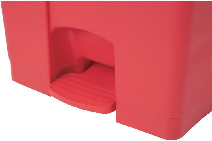  Jantex Kitchen Pedal Bin Red 65Ltr 