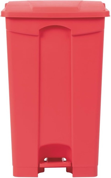  Jantex Kitchen Pedal Bin Red 87Ltr 