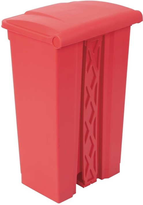  Jantex Kitchen Pedal Bin Red 87Ltr 
