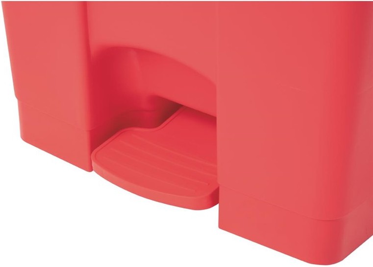  Jantex Kitchen Pedal Bin Red 87Ltr 