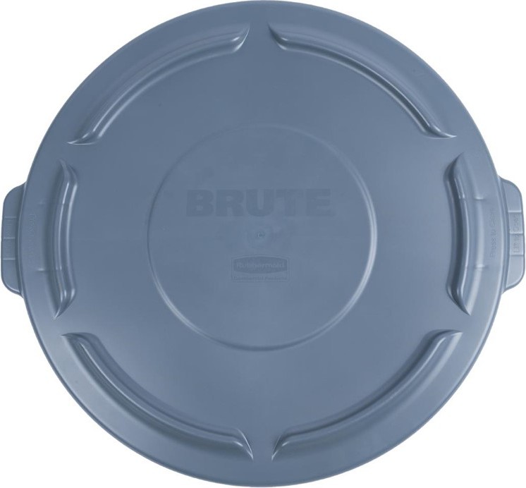  Rubbermaid Brute Snap On Lid Grey 121Ltr 