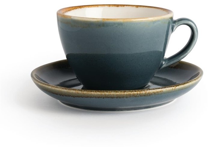  Olympia Kiln Cappuccino Cup Ocean 340ml (Pack of 6) 
